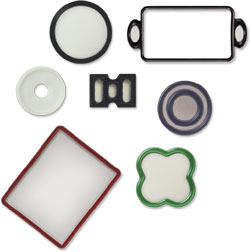 Filter Seal parts are a custom designed combination of elastomer and fabric, metal or plastic
