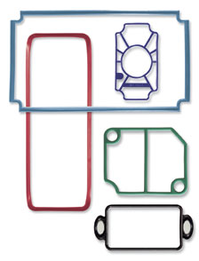 Silicone housing (face) seals outperform flat gaskets and other gasketing methods for a wide variety of applications