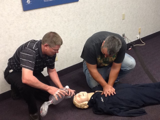 CPR training